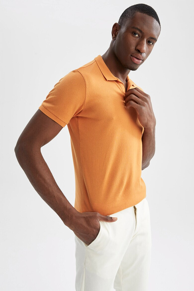 DeFacto Tricou polo slim fit - Pled.ro