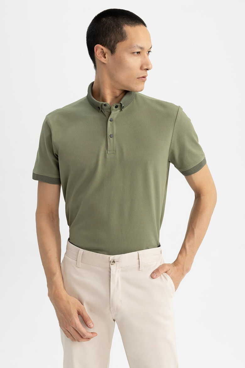 DeFacto Tricou polo slim fit - Pled.ro