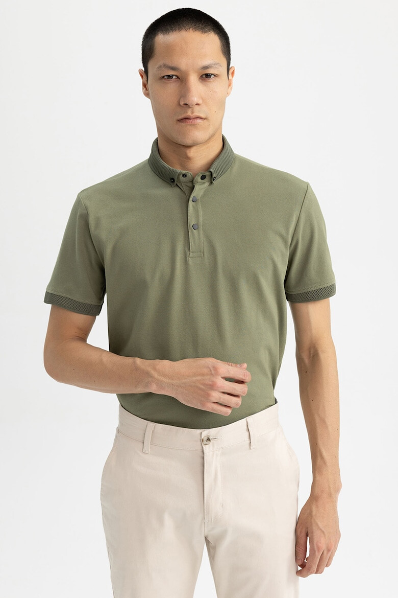 DeFacto Tricou polo slim fit - Pled.ro