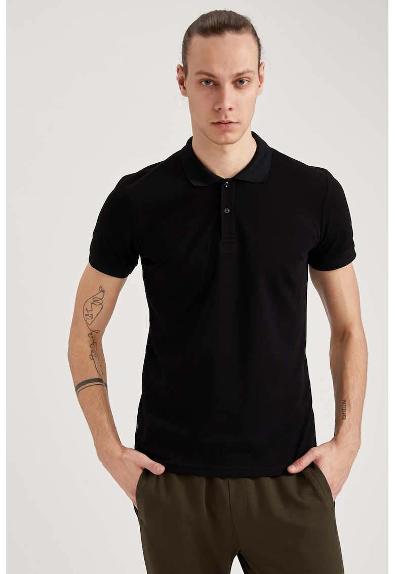 DeFacto Tricou polo slim fit - Pled.ro