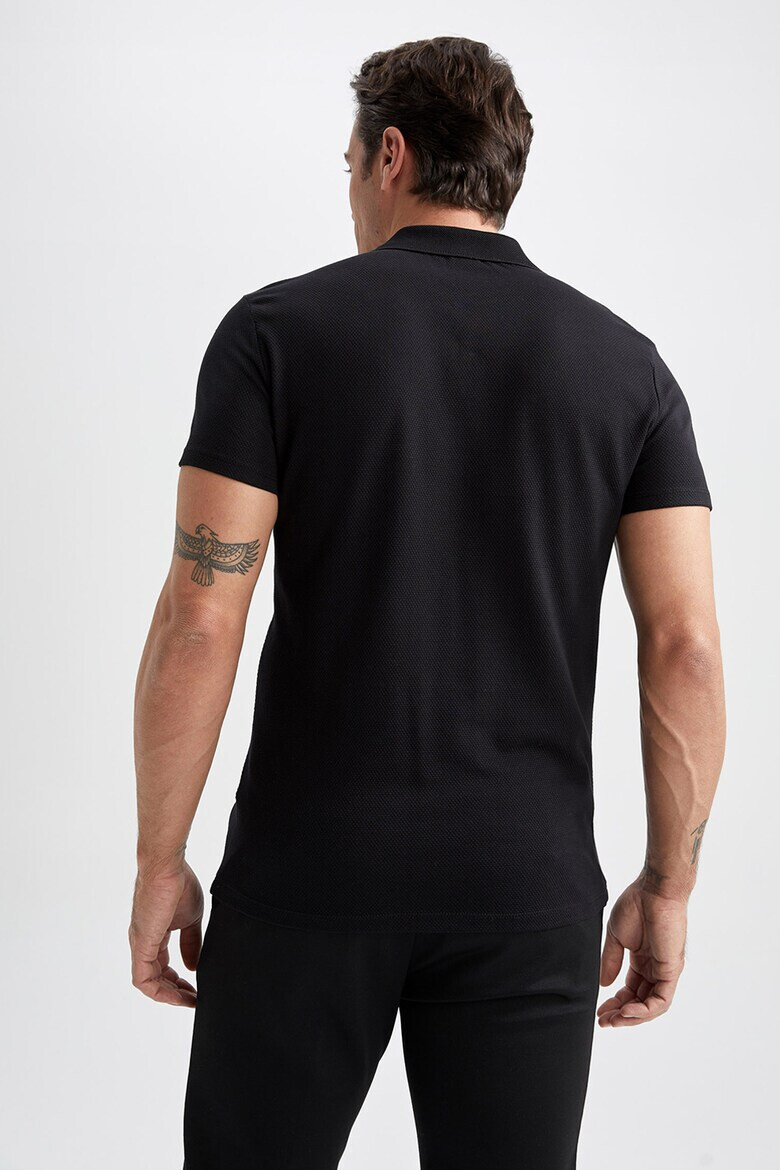 DeFacto Tricou polo slim fit din amestec de modal - Pled.ro