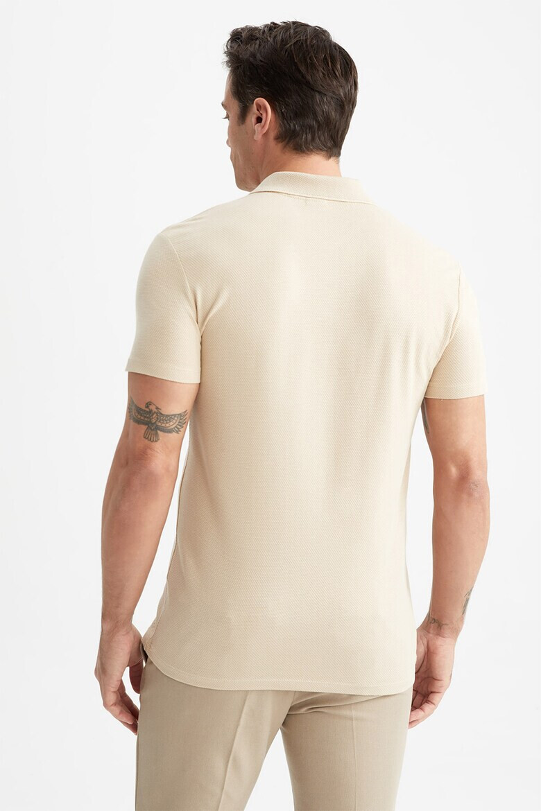 DeFacto Tricou polo slim fit din amestec de modal - Pled.ro