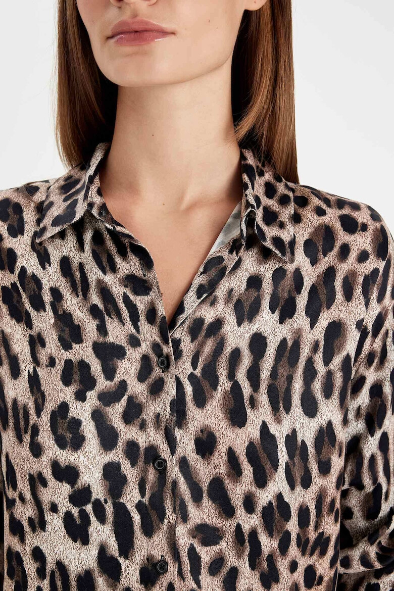 DeFacto Tricou regular fit cu animal print - Pled.ro