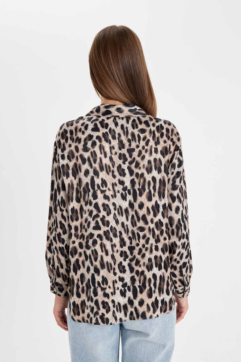 DeFacto Tricou regular fit cu animal print - Pled.ro