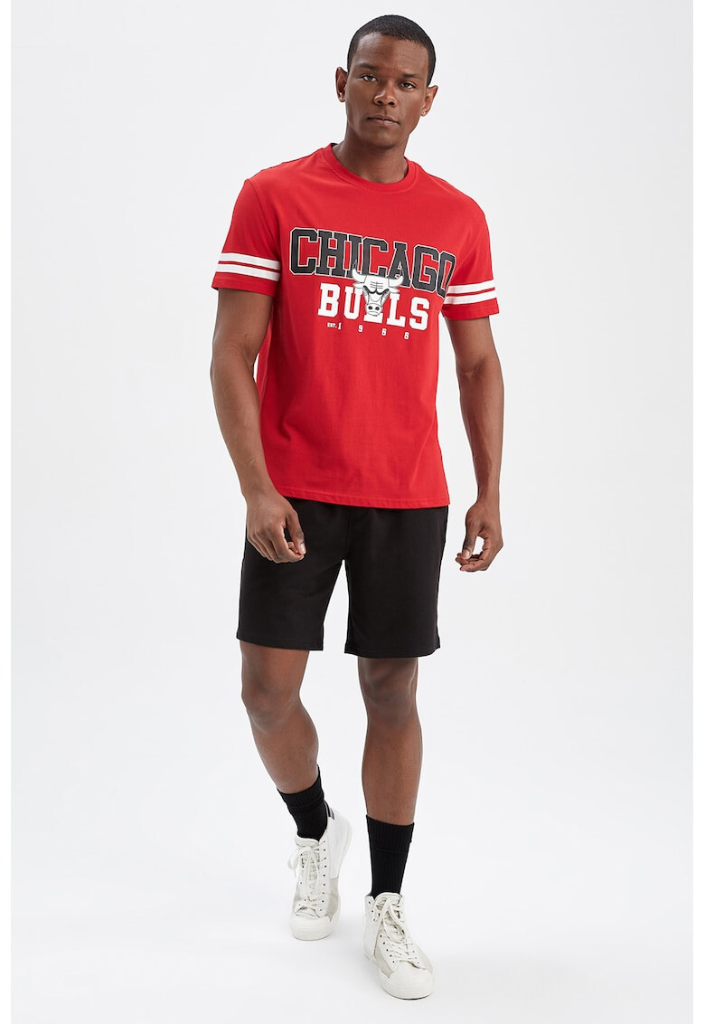 DeFacto Tricou regular fit cu imprimeu Chicago Bulls - Pled.ro