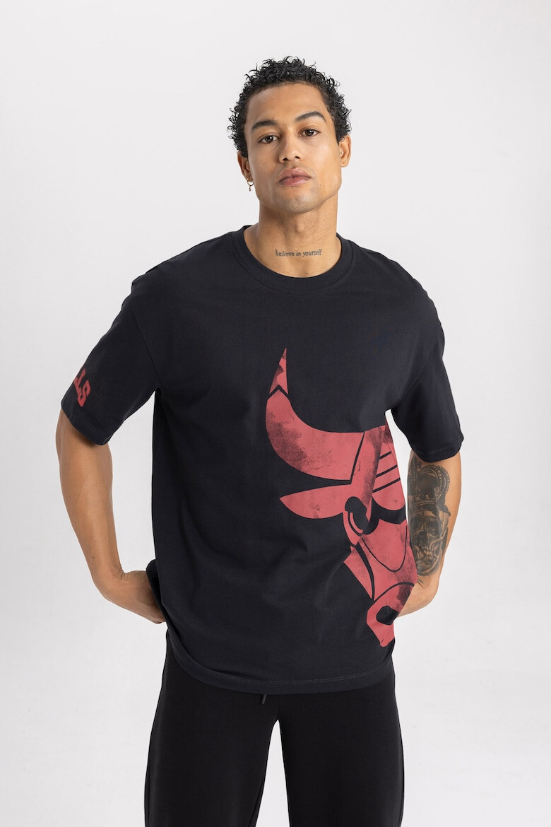 DeFacto Tricou supradimensionat Chicago Bulls - Pled.ro