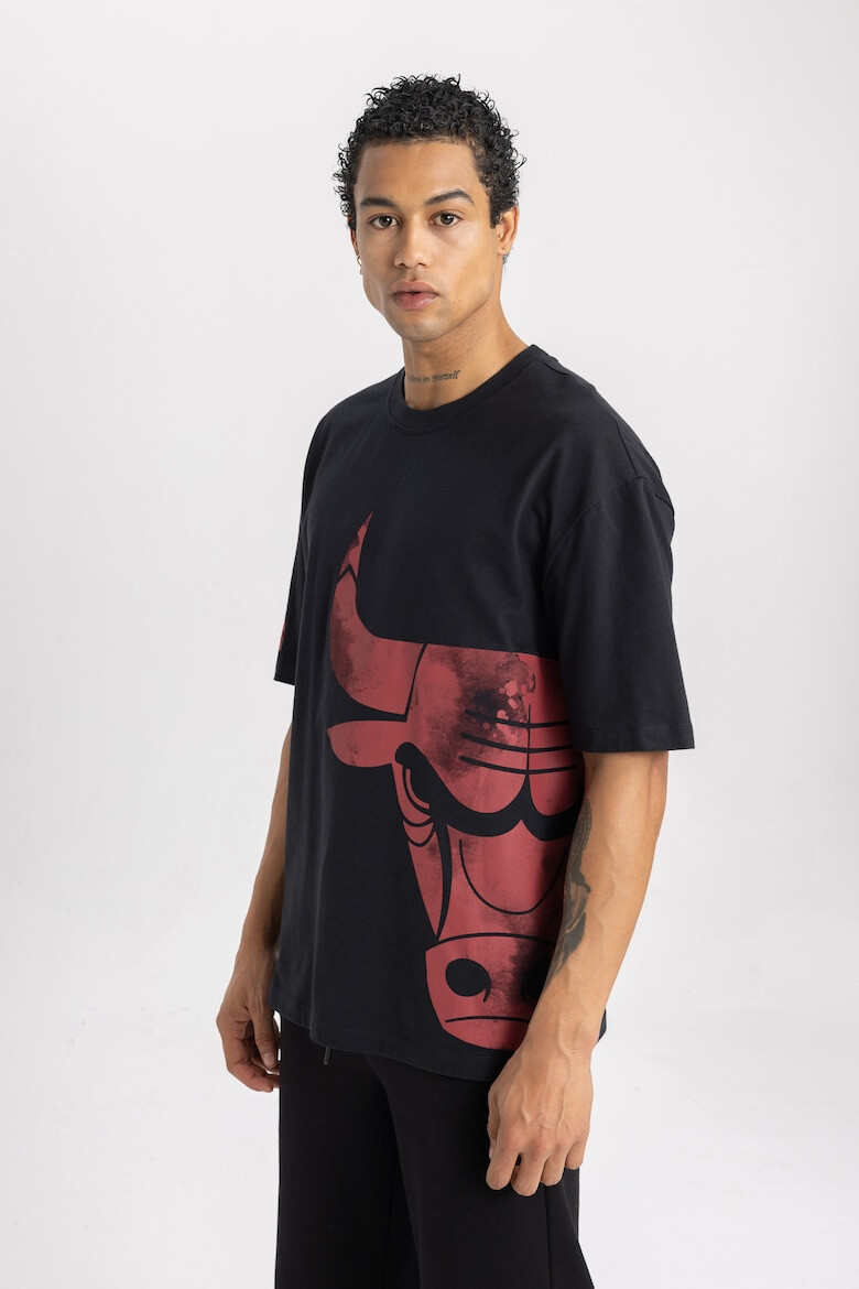 DeFacto Tricou supradimensionat Chicago Bulls - Pled.ro