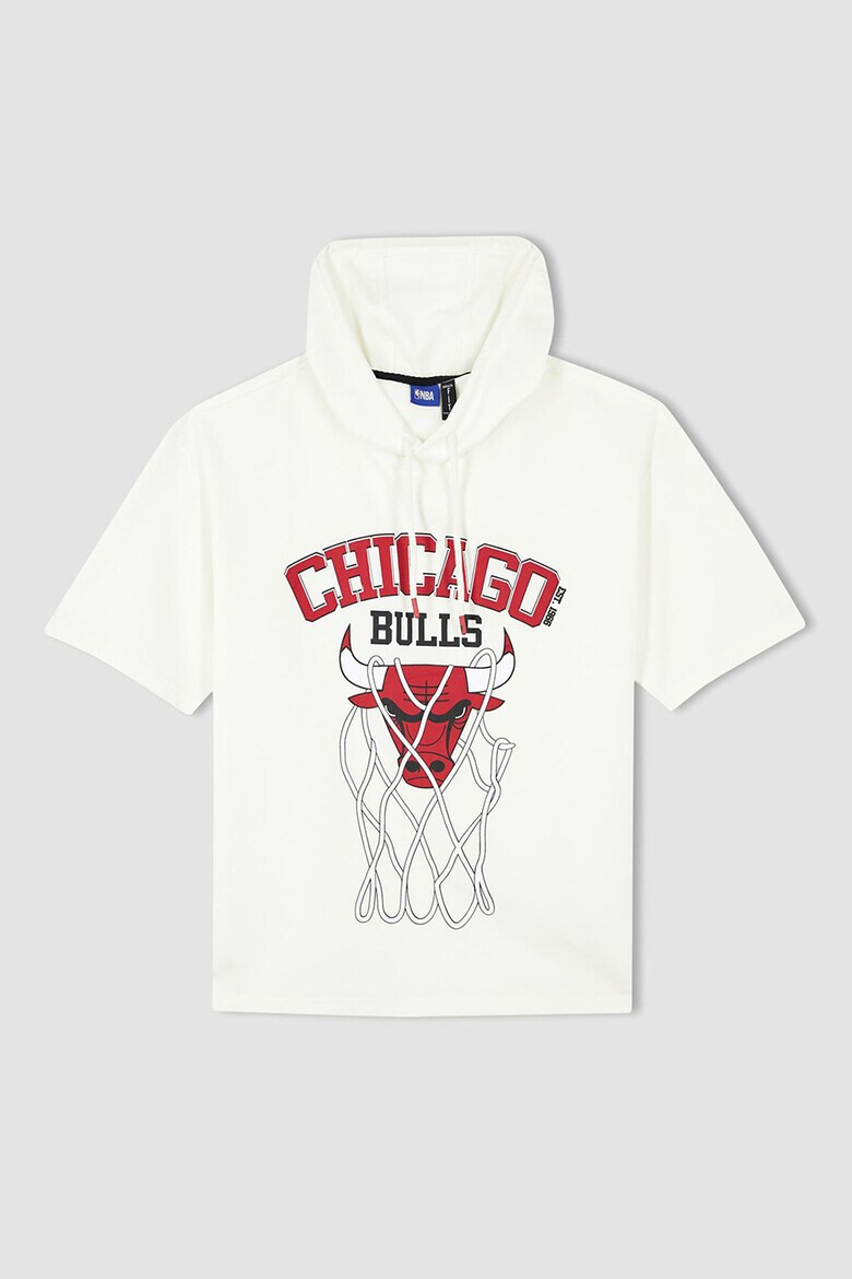 DeFacto Tricou supradimensionat cu gluga NBA Chigago Bulls - Pled.ro