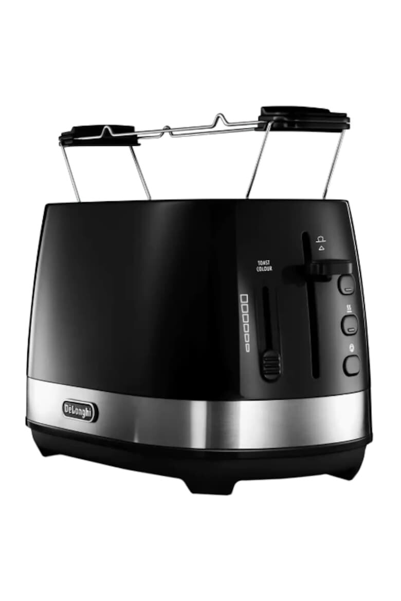 DeLonghi Prajitor de paine De'Longhi Active Line CTLA21003.BK 900 W 2 Felii Control electronic rumenire Suport de incalzire - Pled.ro