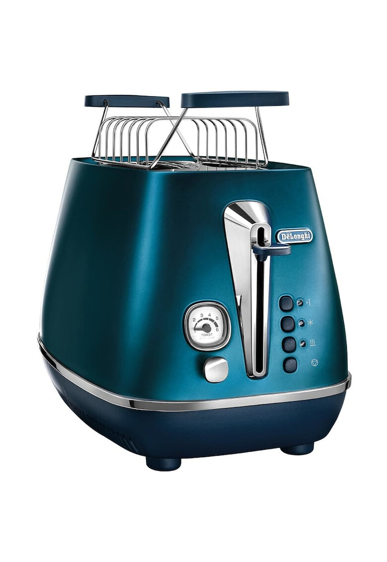 DeLonghi Prajitor de paine De'Longhi Distinta CTI2103.BL 900 W 2 Felii Control electronic rumenire Suport de incalzire - Pled.ro