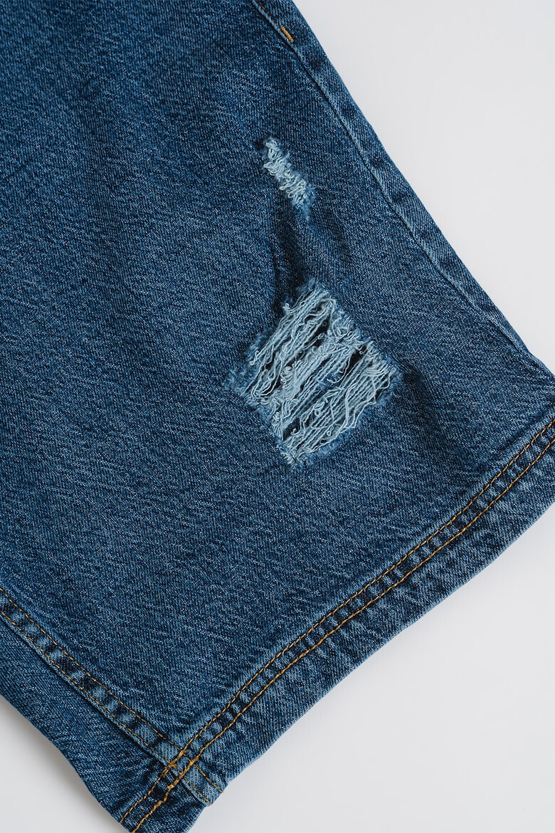 Denim Project Bermude de denim cu rupturi decorative - Pled.ro