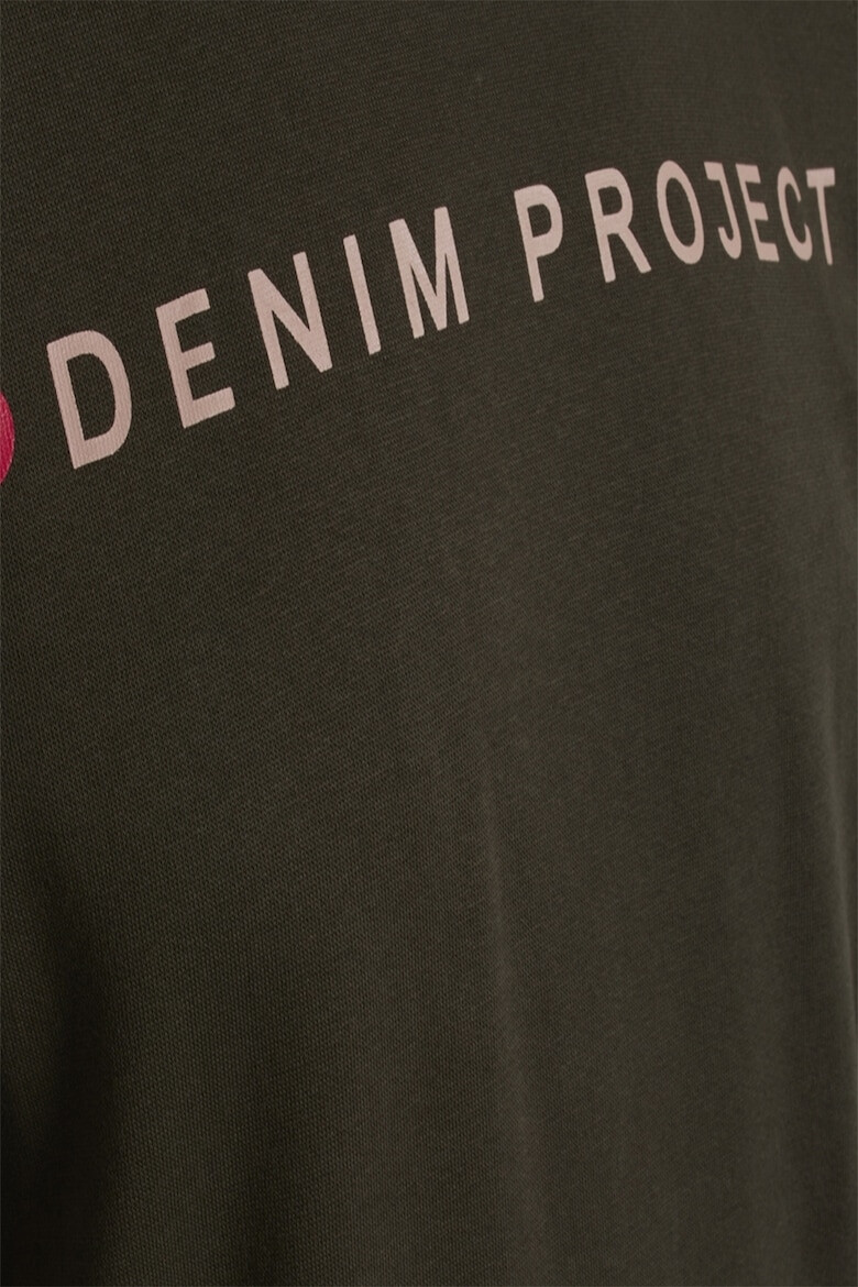 Denim Project Hanorac cu imprimeu logo - Pled.ro