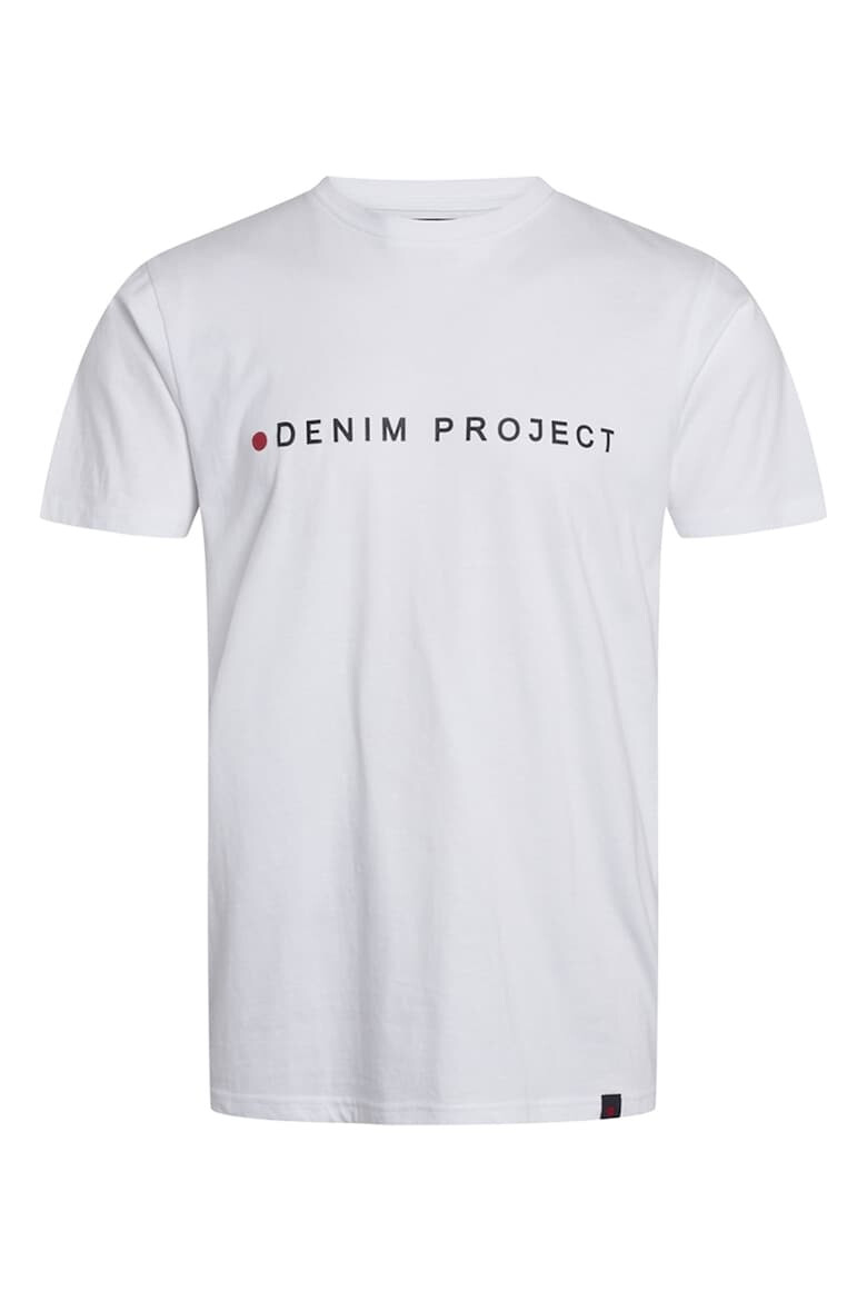 Denim Project Tricou de bumbac cu imprimeu logo - Pled.ro