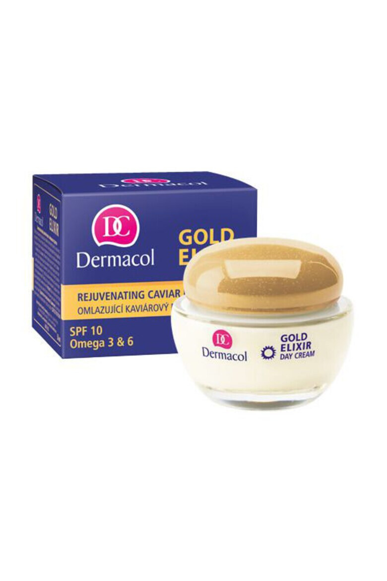 Dermacol Crema Gold Elixir Rejuvenating Caviar SPF10 pentru zi 50 ml - Pled.ro