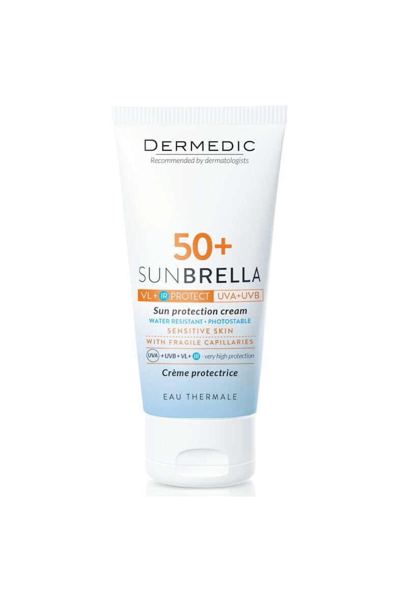 Dermedic Crema protectie solara pentru ten SPF 50+ cu capilare fragile Sunbrella 50 ml - Pled.ro