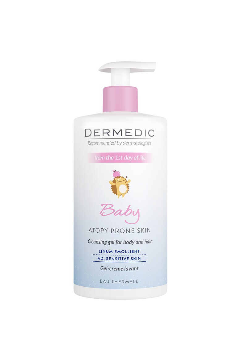 Dermedic Gel de spalare pentru corp si par Baby 500 ml - Pled.ro