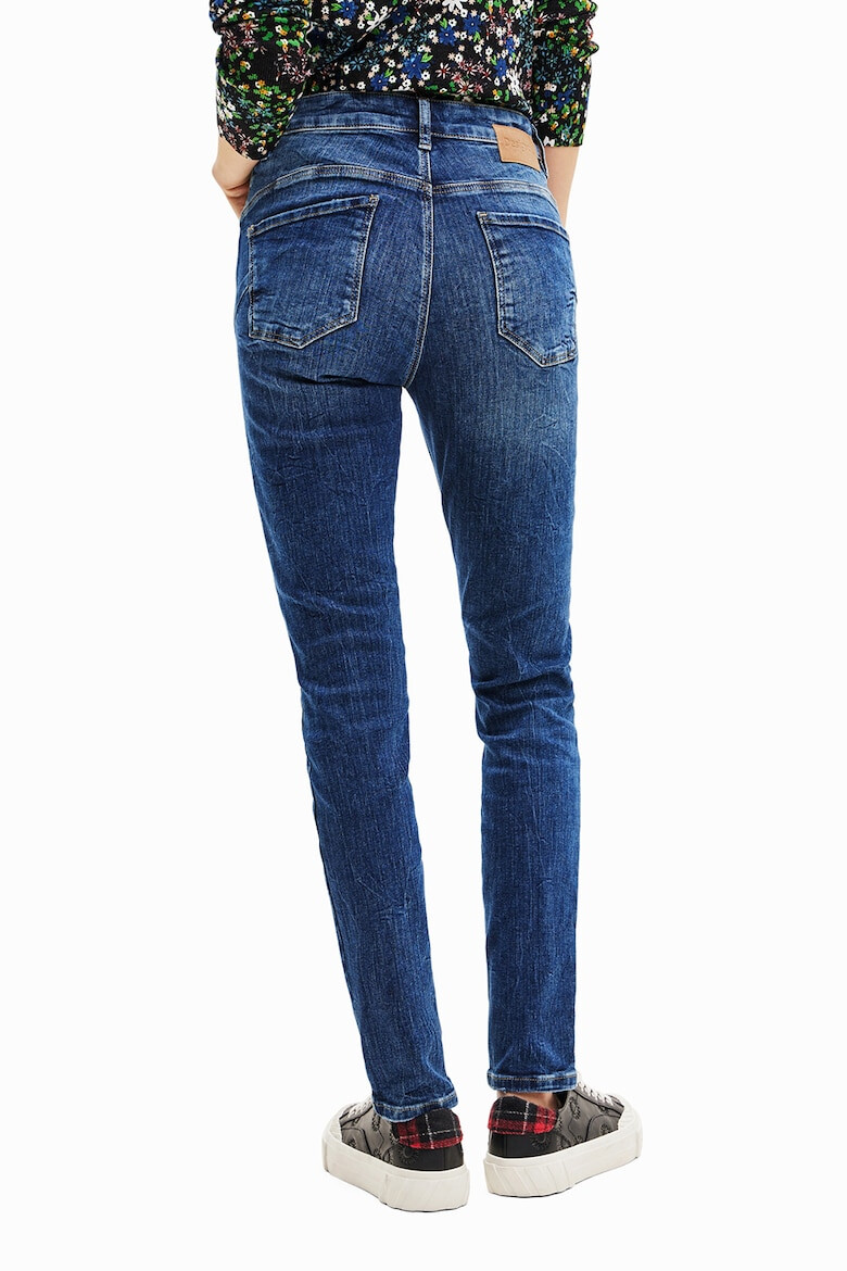 DESIGUAL Blugi slim fit cu talie inalta - Pled.ro