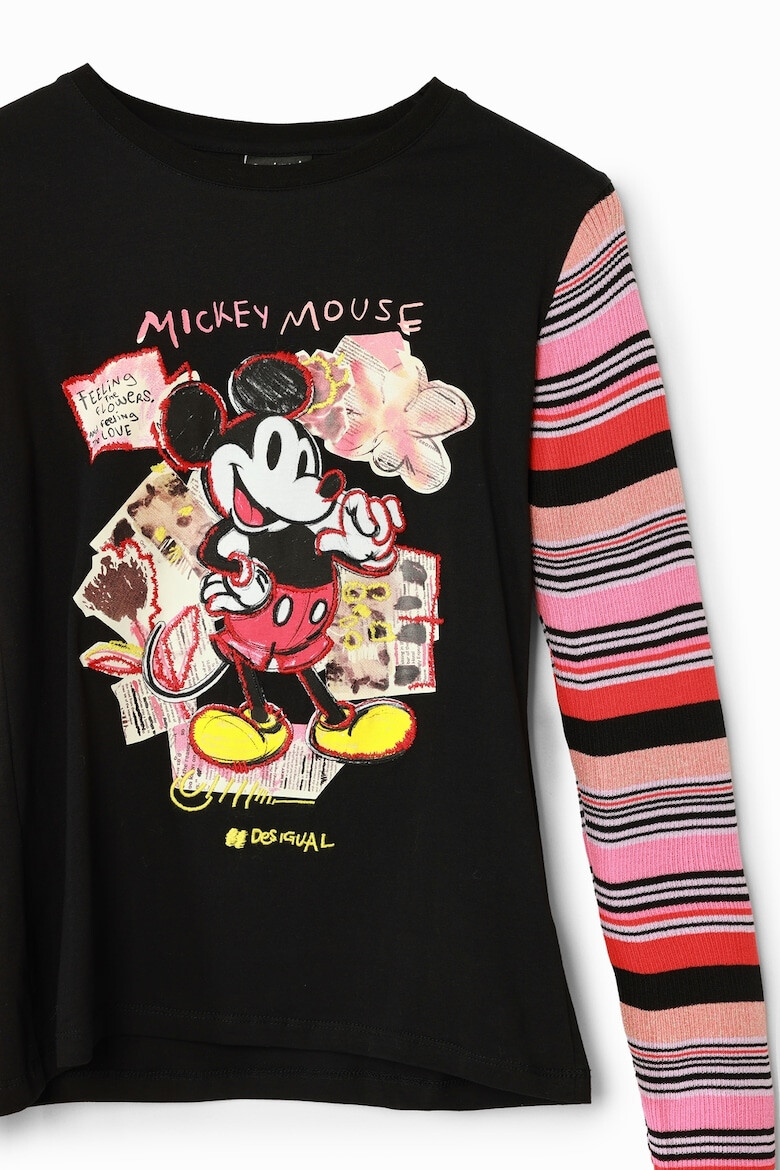 DESIGUAL Bluza cu aplicatie Mickey Mouse - Pled.ro