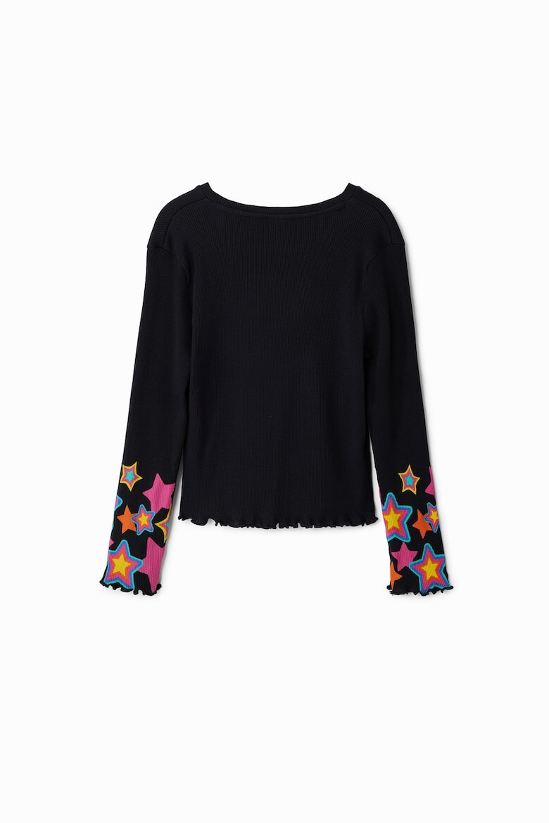 DESIGUAL Bluza de bumbac cu model grafic - Pled.ro