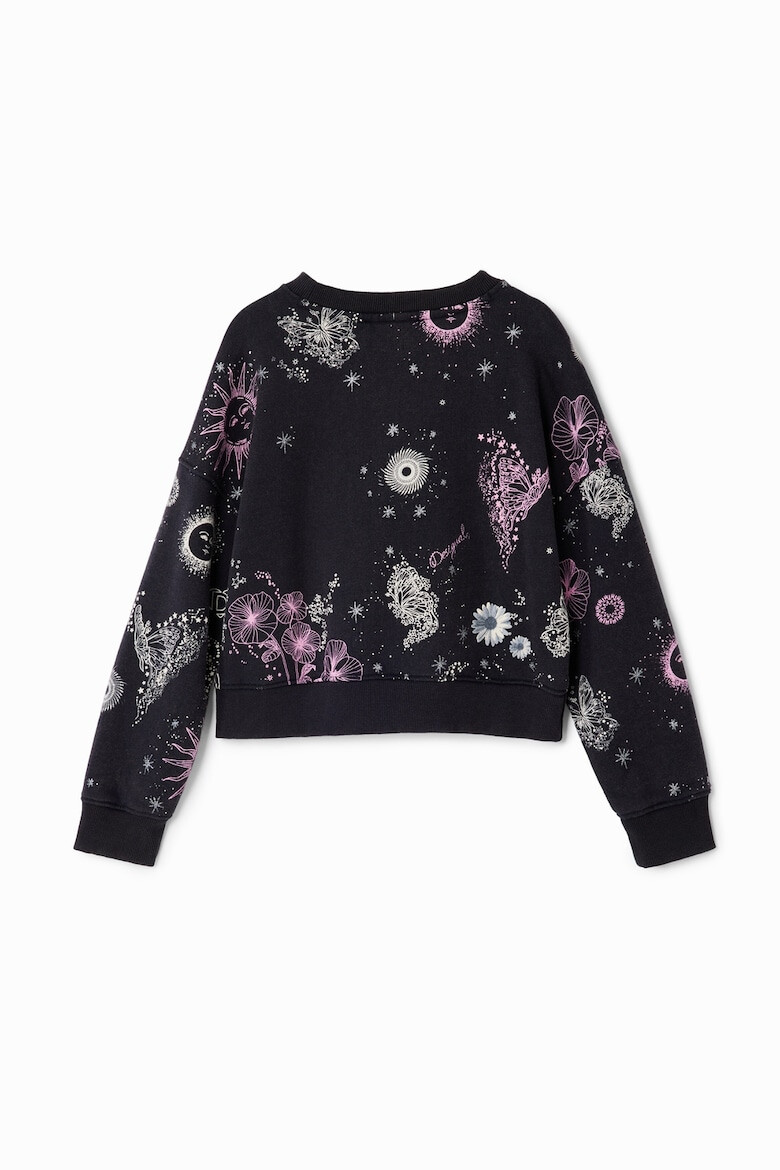 DESIGUAL Bluza de trening din bumbac cu imprimeu grafic - Pled.ro