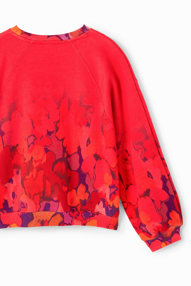 DESIGUAL Bluza sport cu imprimeu floral - Pled.ro