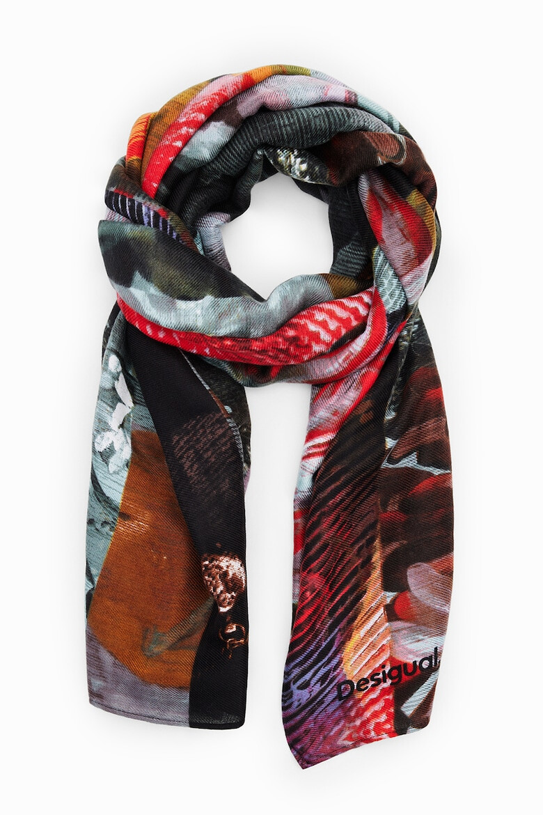 DESIGUAL Esarfa cu model abstract - Pled.ro