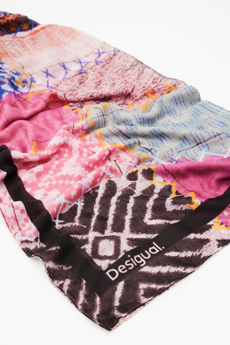 DESIGUAL Esarfa dreptunghiulara cu model - Pled.ro