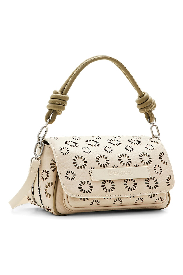 DESIGUAL Geanta crossbody cu decupaje florale Flap - Pled.ro