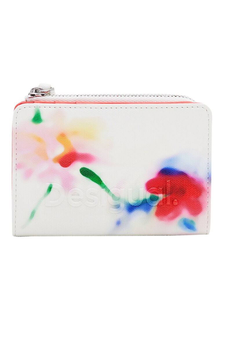 DESIGUAL Portofel de piele ecologica Liquid Flower - Pled.ro