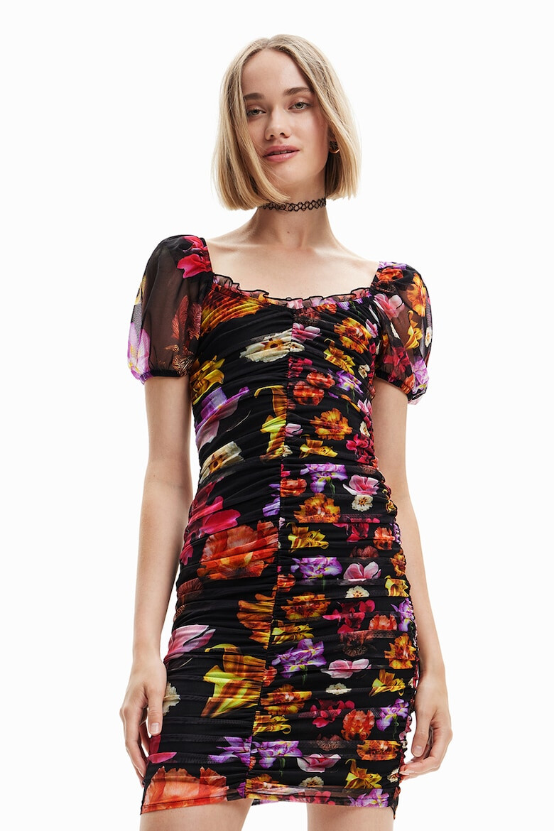 DESIGUAL Rochie bodycon cu imprimeu floral - Pled.ro