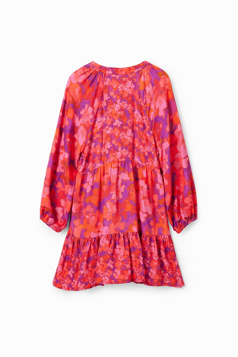 DESIGUAL Rochie cu imprimeu floral si maneci raglan - Pled.ro