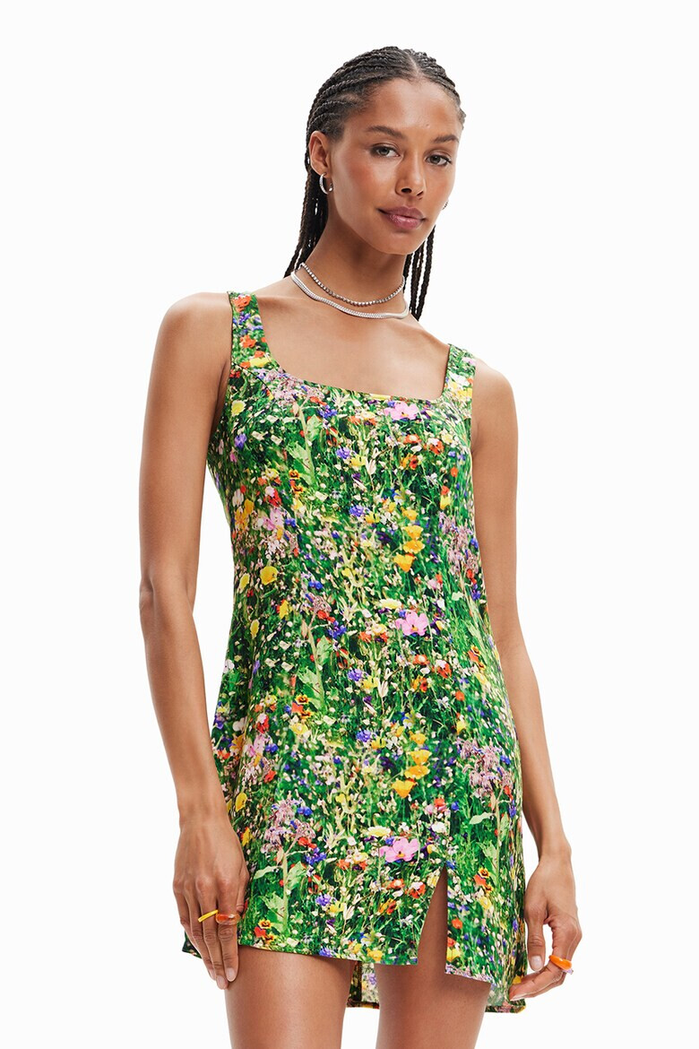 DESIGUAL Rochie cu imprimeu si slit frontal - Pled.ro