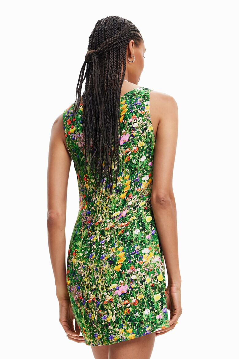 DESIGUAL Rochie cu imprimeu si slit frontal - Pled.ro