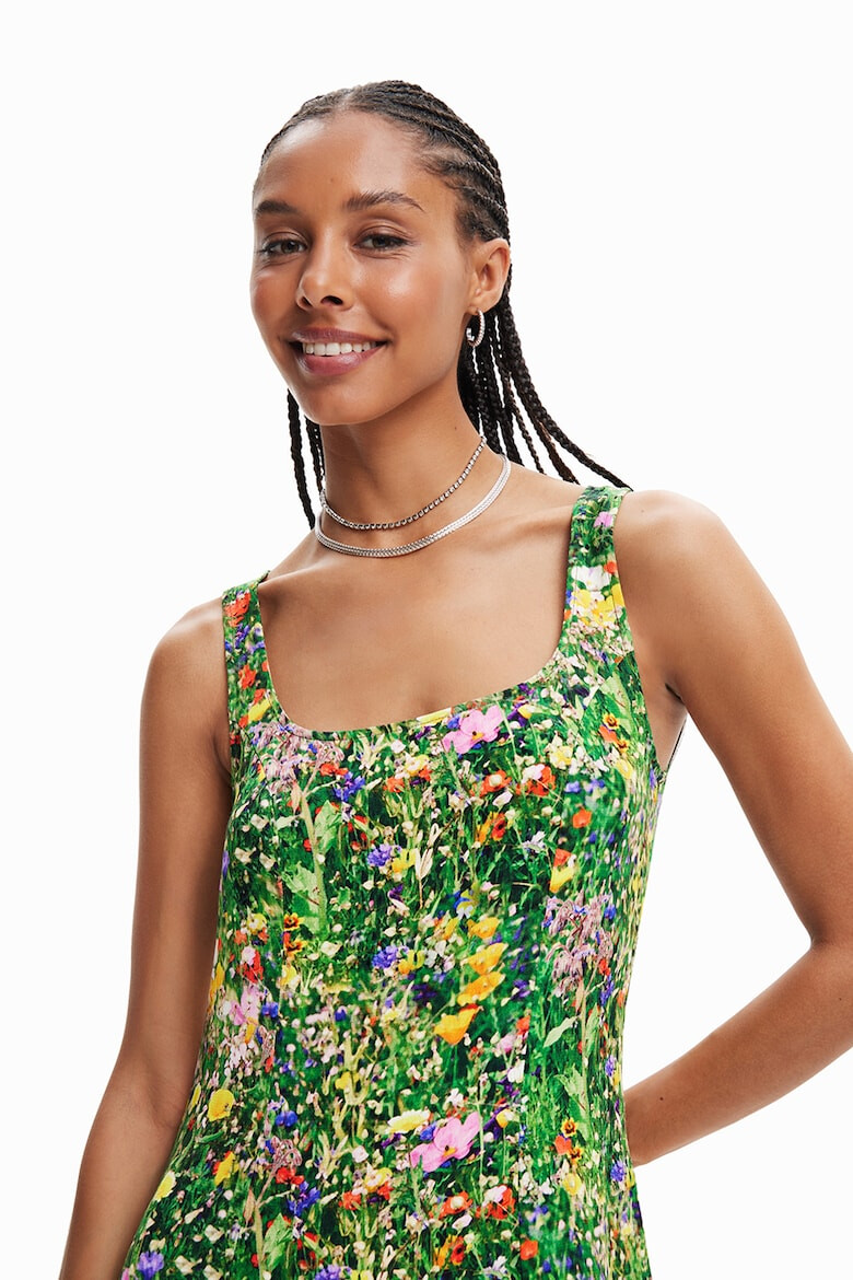 DESIGUAL Rochie cu imprimeu si slit frontal - Pled.ro