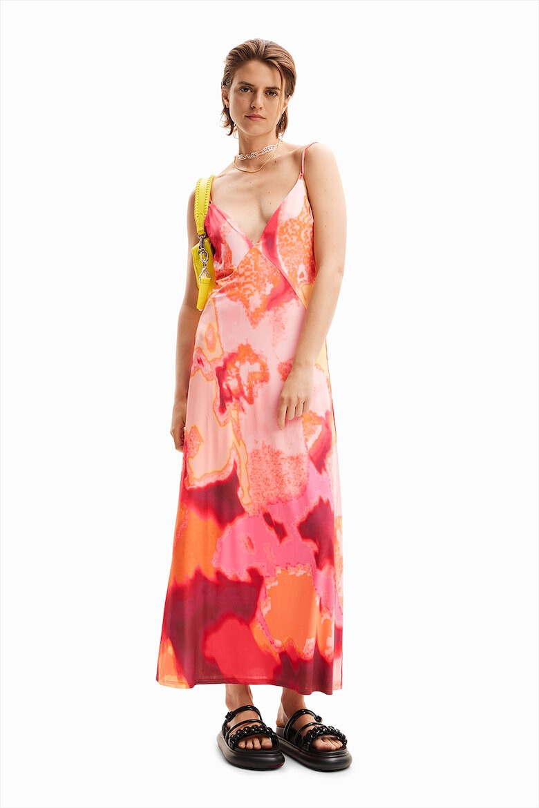 DESIGUAL Rochie evazata cu imprimeu abstract - Pled.ro