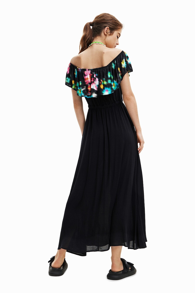 DESIGUAL Rochie lunga cu snur in talie - Pled.ro