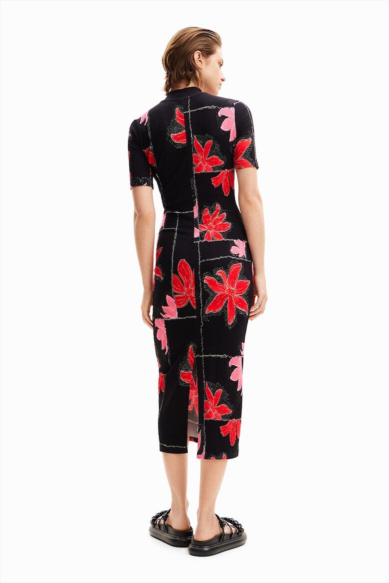 DESIGUAL Rochie midi cu imprimeu floral - Pled.ro