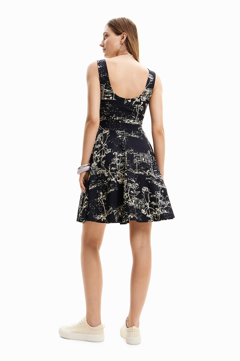 DESIGUAL Rochie mini cu imprimeu abstract - Pled.ro