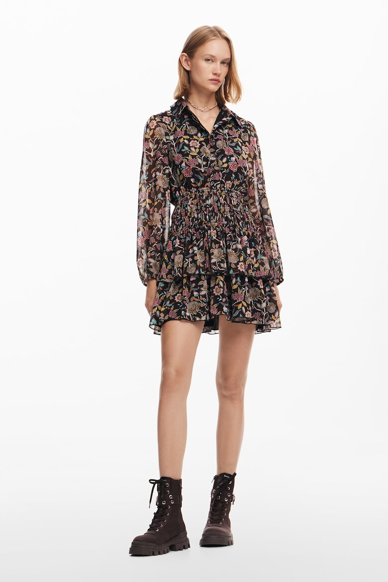 DESIGUAL Rochie mini cu model floral - Pled.ro