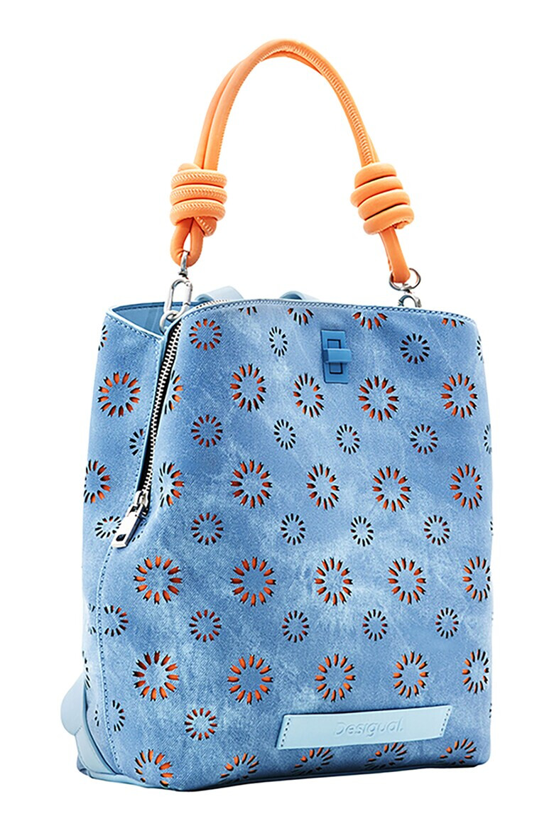 DESIGUAL Rucsac de piele ecologica cu detalii perforate - Pled.ro