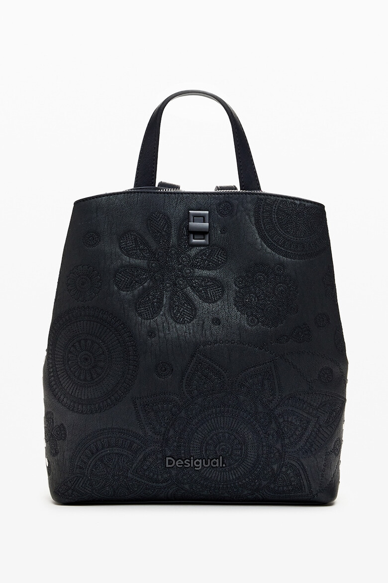 DESIGUAL Rucsac de piele ecologica cu logo - Pled.ro