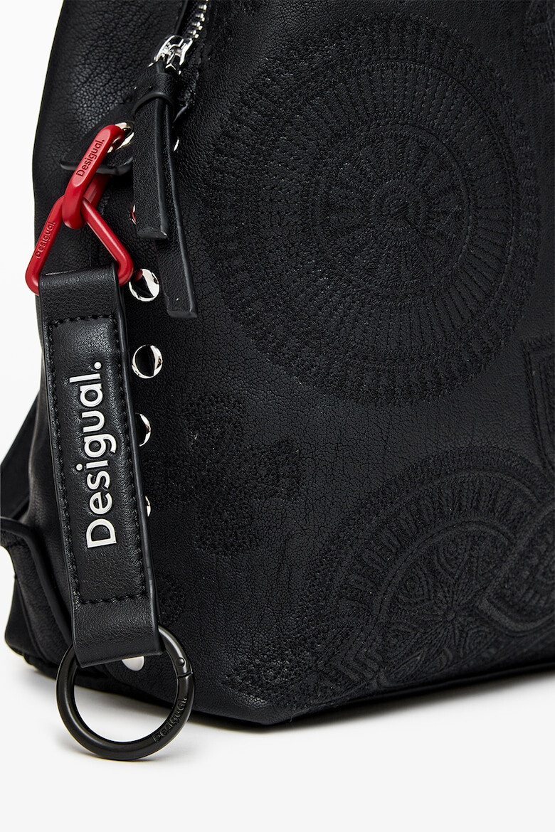 DESIGUAL Rucsac de piele ecologica cu logo - Pled.ro