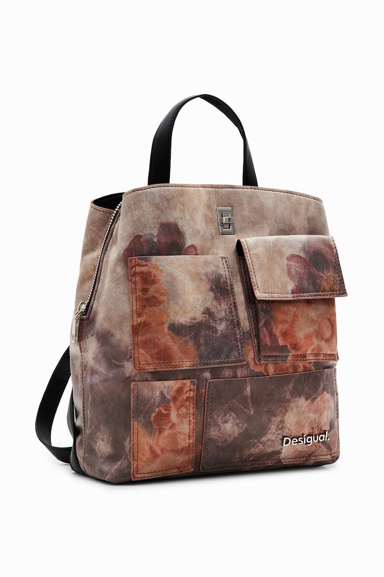 DESIGUAL Rucsac de piele ecologica cu model - Pled.ro