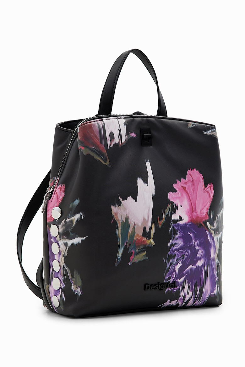 DESIGUAL Rucsac de piele ecologica cu model - Pled.ro