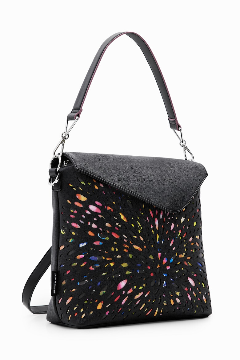 DESIGUAL Rucsac de piele ecologica cu perforatii - Pled.ro