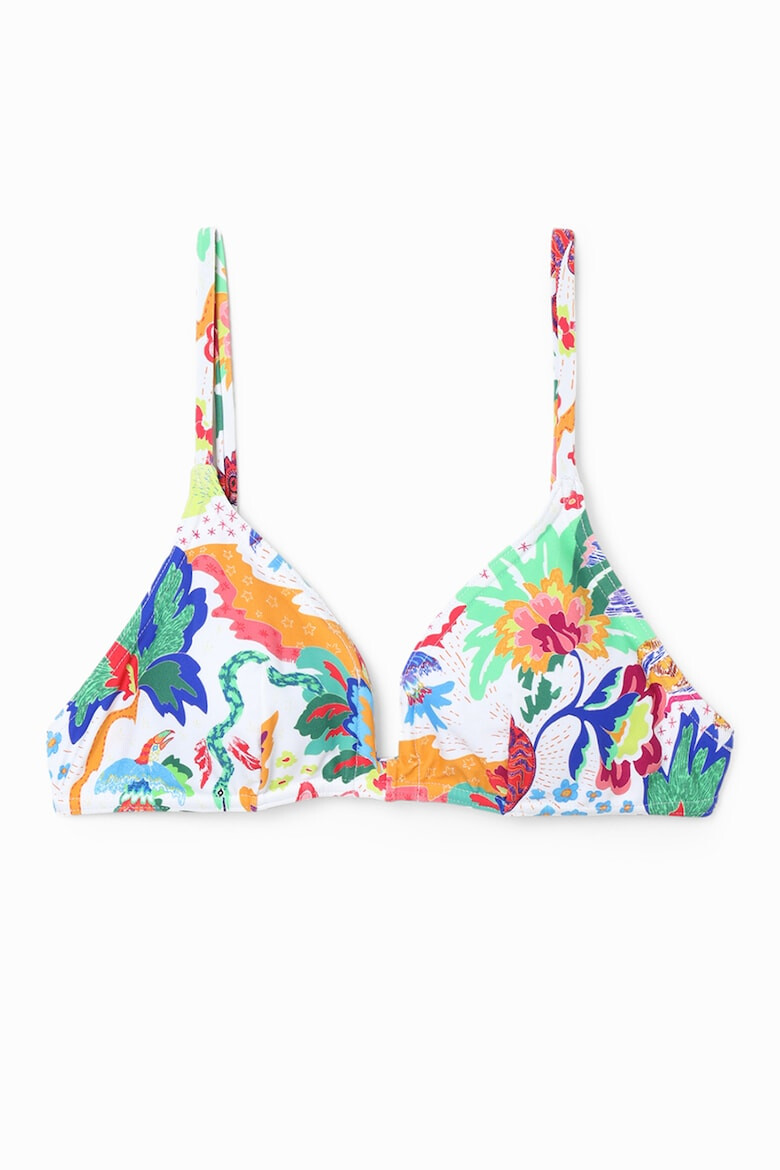 DESIGUAL Sutien de baie cu imprimeu tropical - Pled.ro