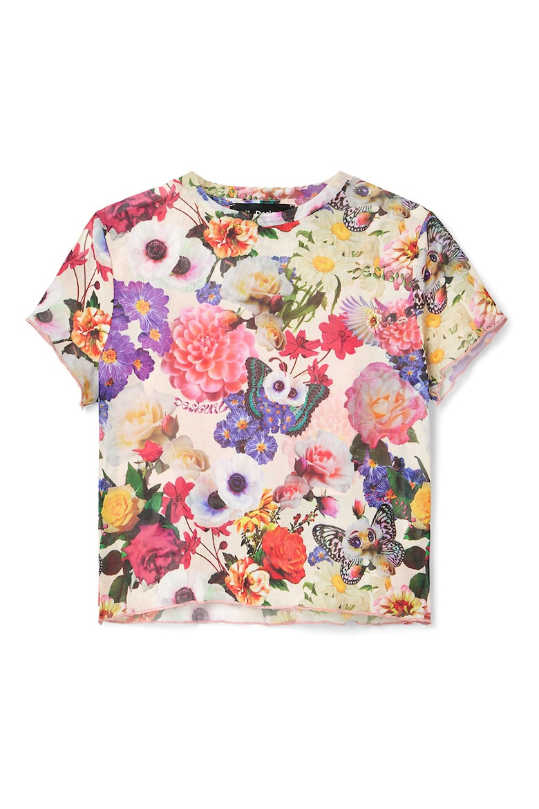 DESIGUAL Tricou cu imprimeu floral - Pled.ro