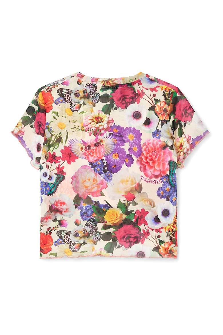 DESIGUAL Tricou cu imprimeu floral - Pled.ro