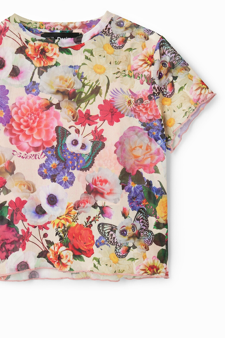 DESIGUAL Tricou cu imprimeu floral - Pled.ro