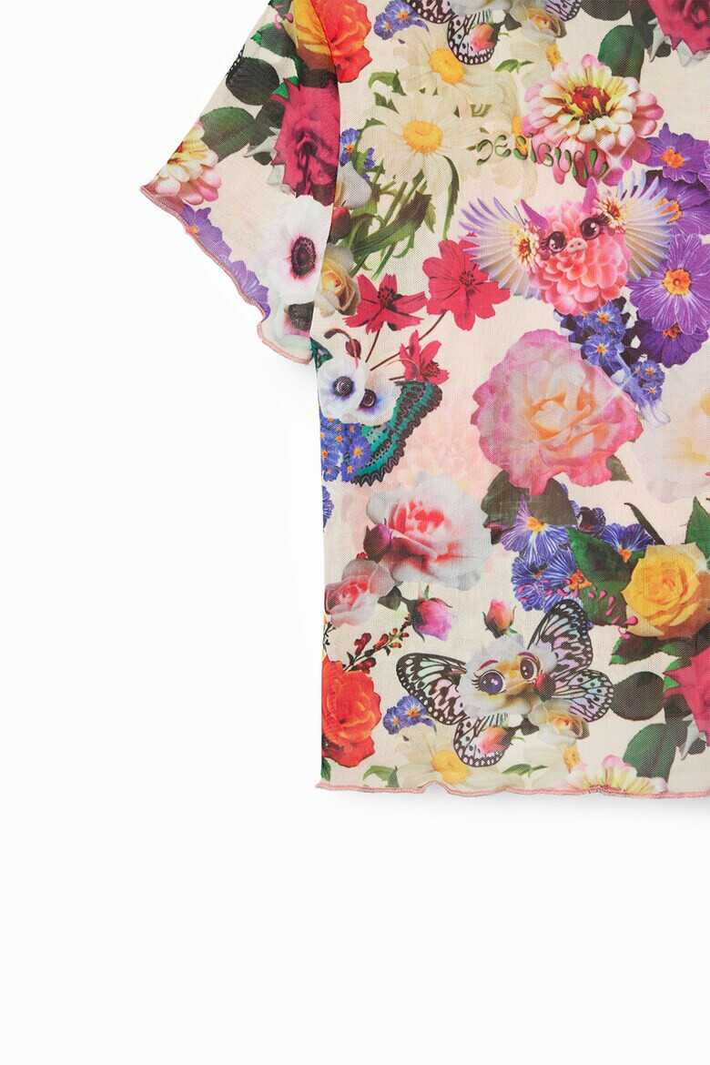 DESIGUAL Tricou cu imprimeu floral - Pled.ro